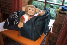 Jimby made sure all had gone and boarded his transport. more of him at www.jimby.me.uk