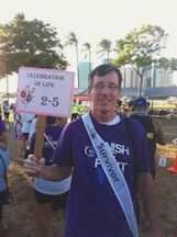 Daniel at start of Relay