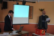 Mr Nicholas Hurst Consultant Colorectal Surgeon at Derby Hospitals is introduced by John Roberts Chairman of FAP Gene