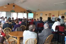 A full house of 50 start to enjoy an interesting day.